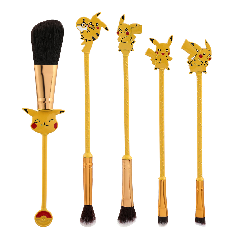 Model Kit Tool Set - 5pcs/set Pokemon Pikachu Makeup Brushes Powder