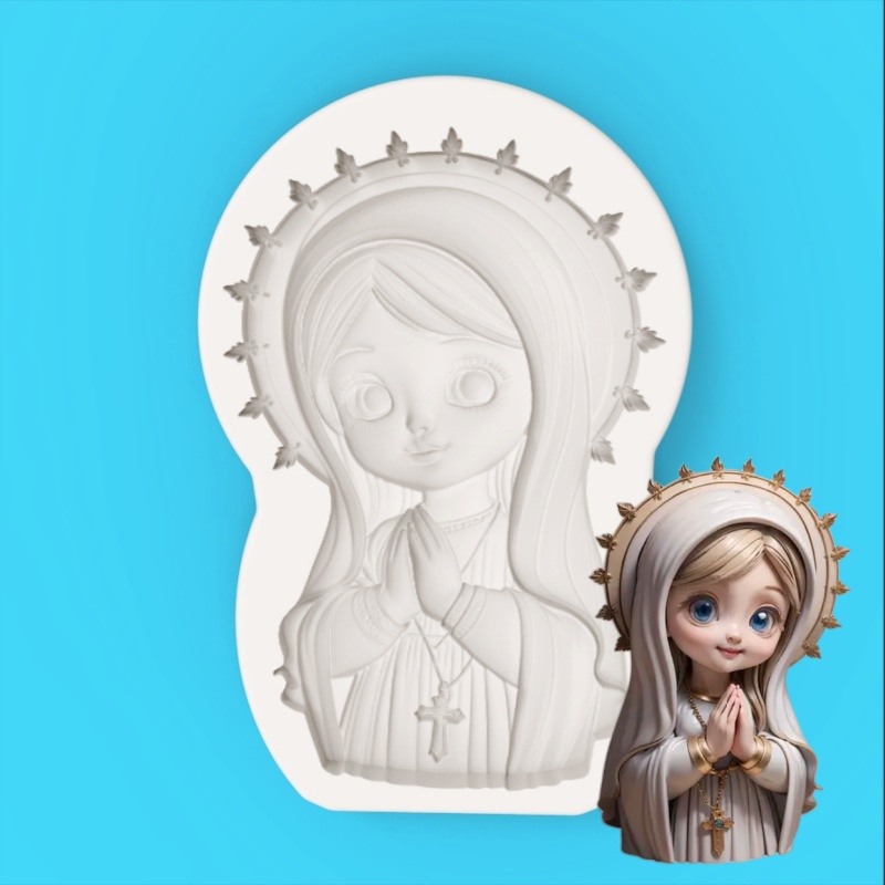 Model Kit For Beginners - 【Q Version Saintess Prayer Statue Silicone