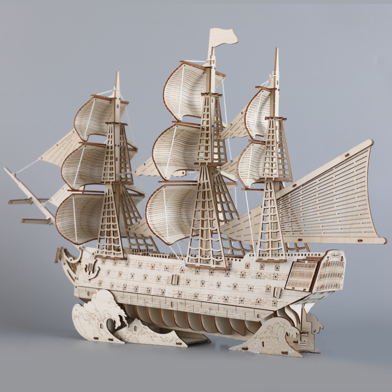 Model Kit Lucario - DIY 3D Wooden Puzzles HMS Victory