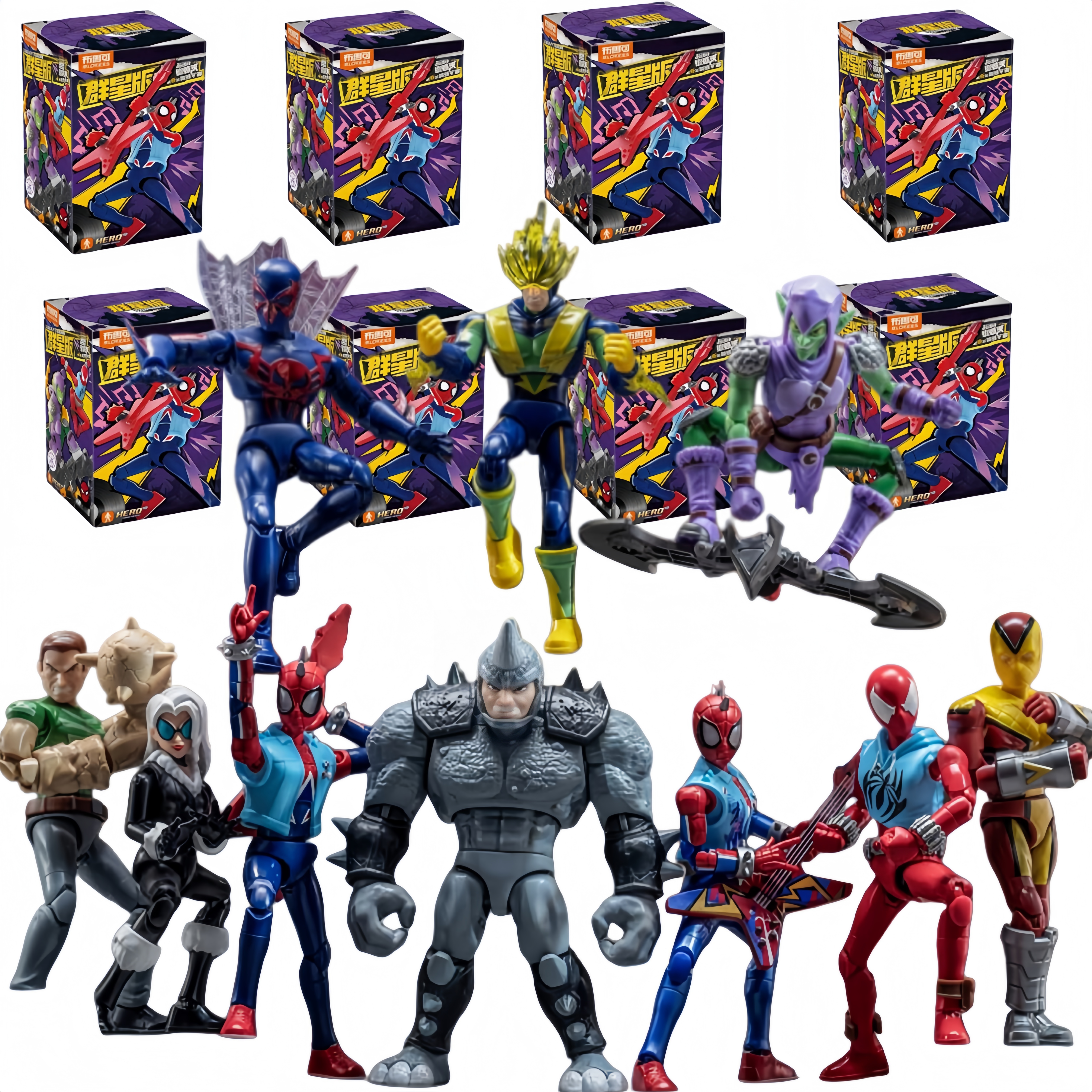 Model Kit Centaur - Blokees Heroes Galaxy Version 06 Spider-Verse