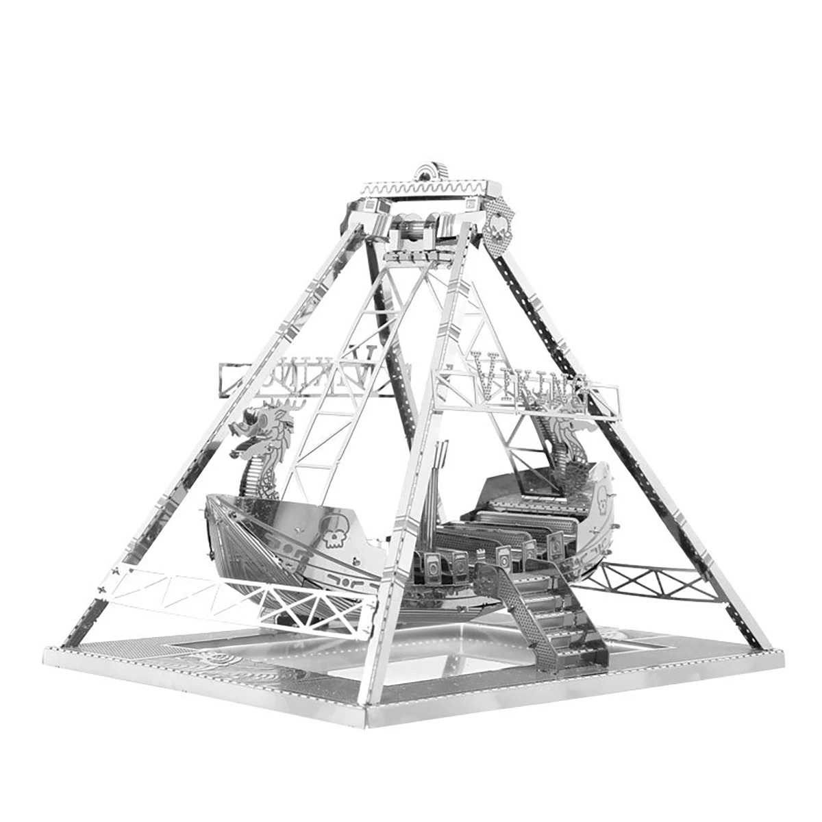 Model Kit Lucario - Viking Pirate Ship 3D Metal Puzzle
