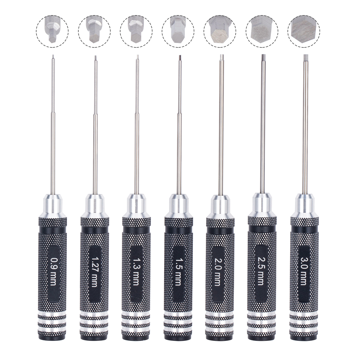 Model Kit Tool Set - 7 IN 1 Steel Hex Screwdriver
