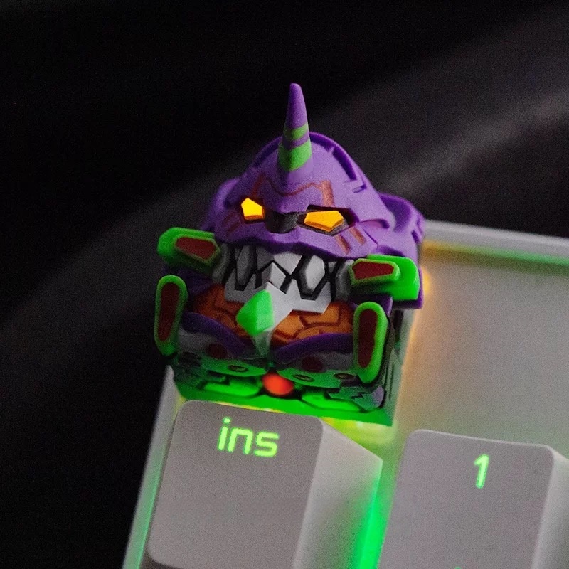 Model Kit Evangelion - Anime New Century Evangelion Light-Transmitting Keycap
