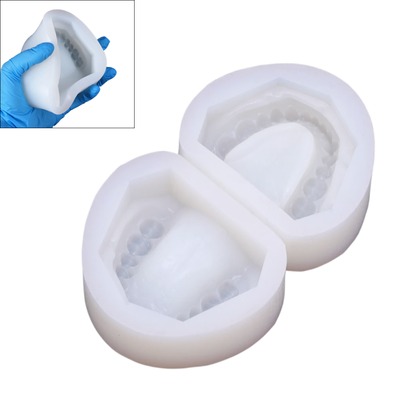 Model Kit Tools - 2pcs/set Silicone Dental Plaster Model Mold