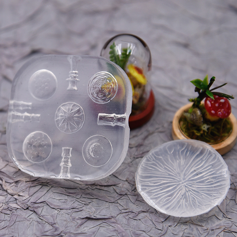 Model Kit Tools - 2pcs/set Mini Mushroom Silicone Mold Ultra-light