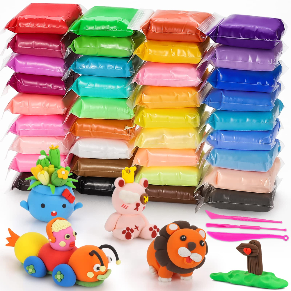 Model Kit Tools - Air Dry Modeling Clay Kit Soft