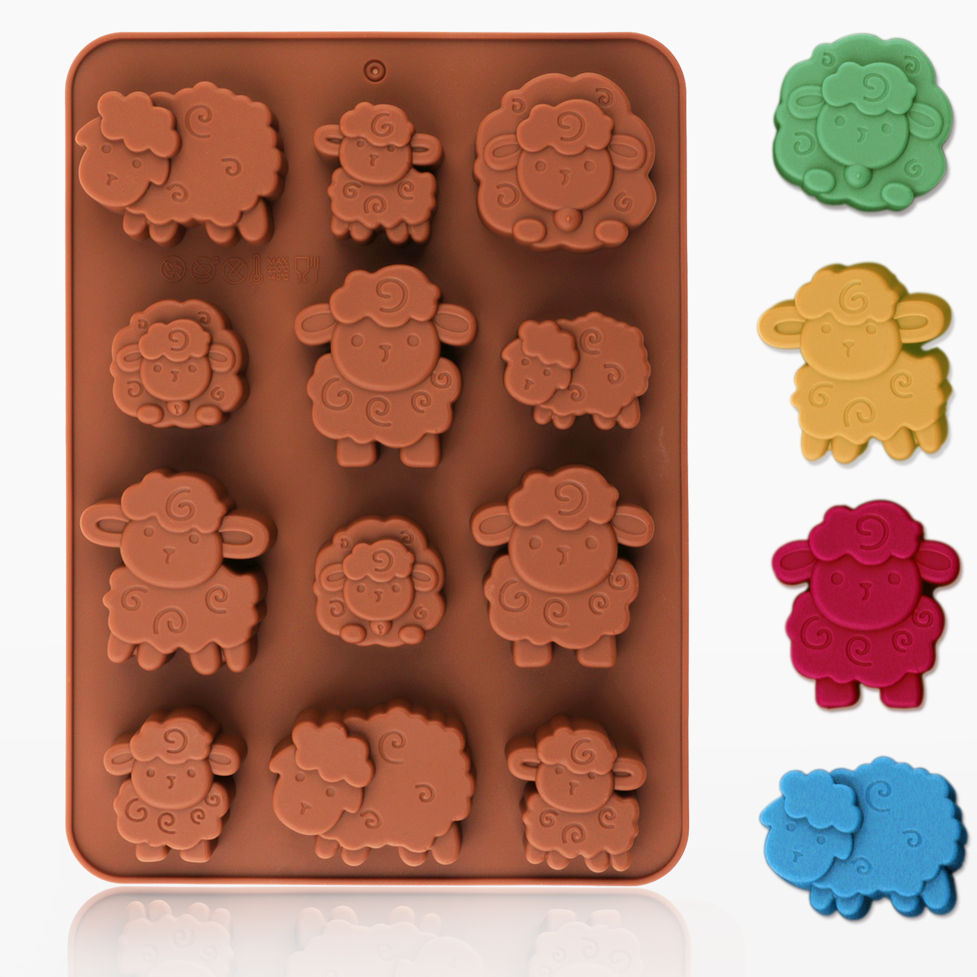 Model Kit For Beginners - 1pack silicone Eid lamb candy mold,