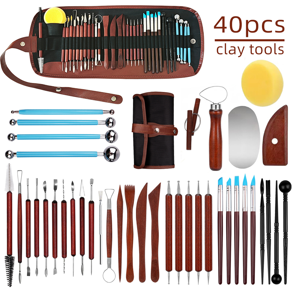 Model Kit Tool Set - Pottery Clay Sculpting Tools Kit 40