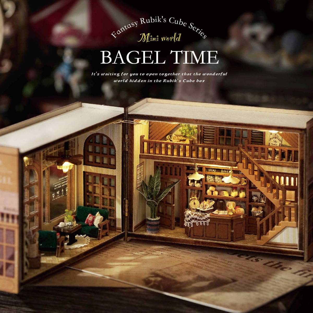 DIY Wooden Miniature Model Kit - Model Kit Centaur ulasan dan harga