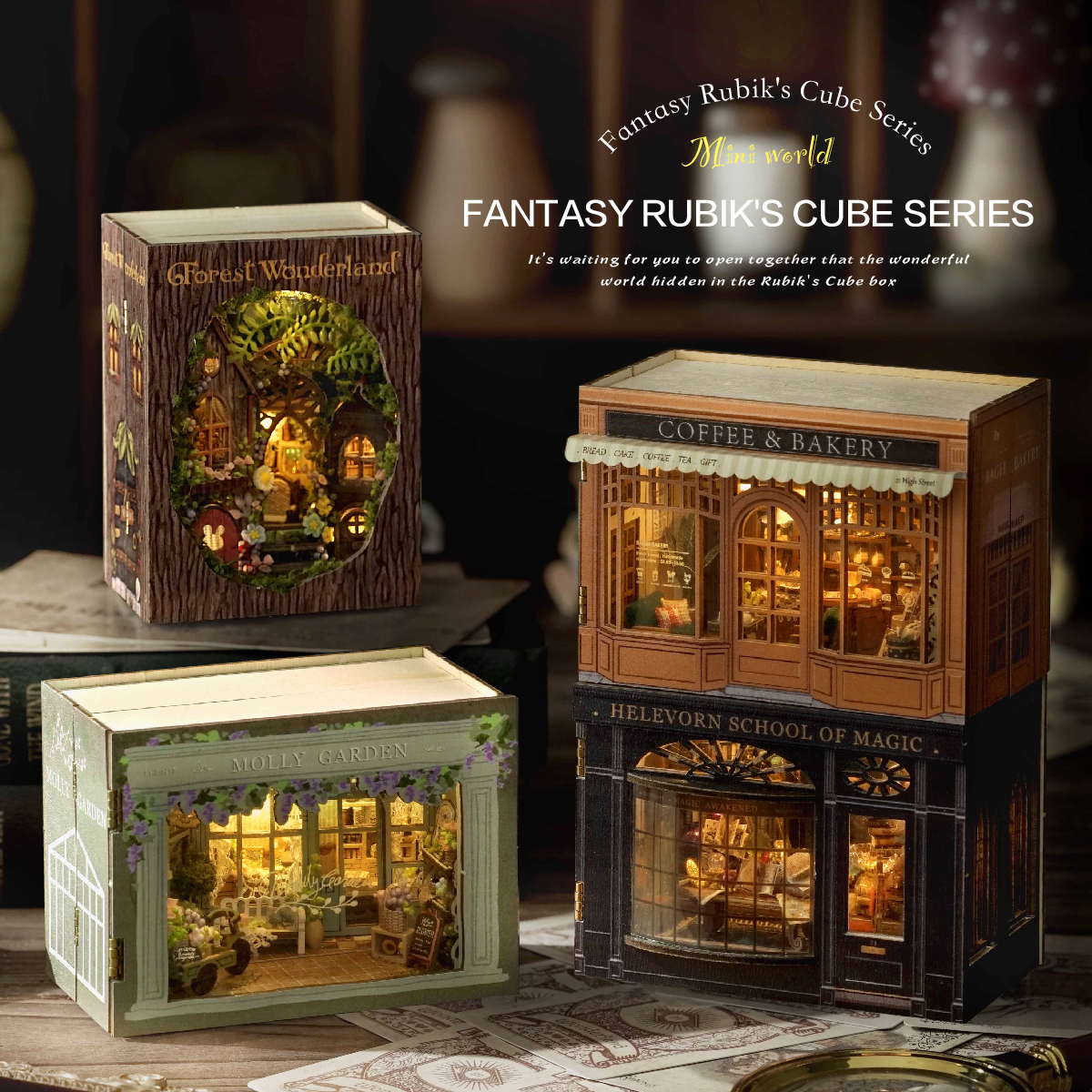 DIY Wooden Miniature Model Kit - Model Kit Centaur ulasan dan harga