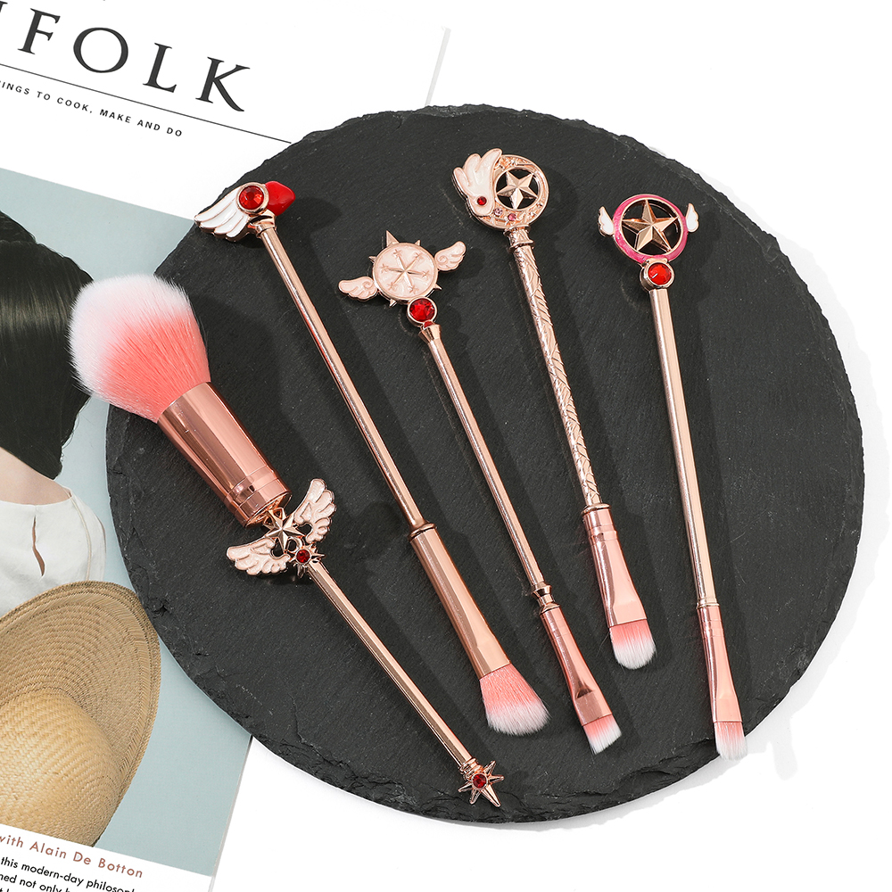 Sailor Moon Makeup Brushes Set - Model Kit Tools ulasan dan harga