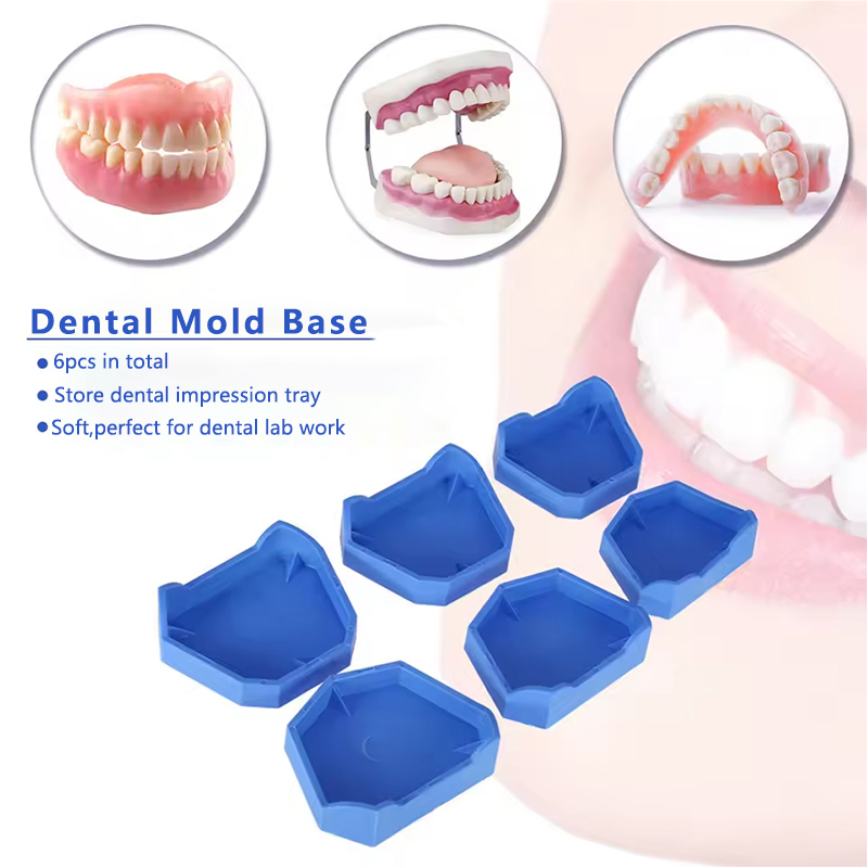 2/6Pcs Dental Model Base Silic - Model Kit Tool Set ulasan dan harga