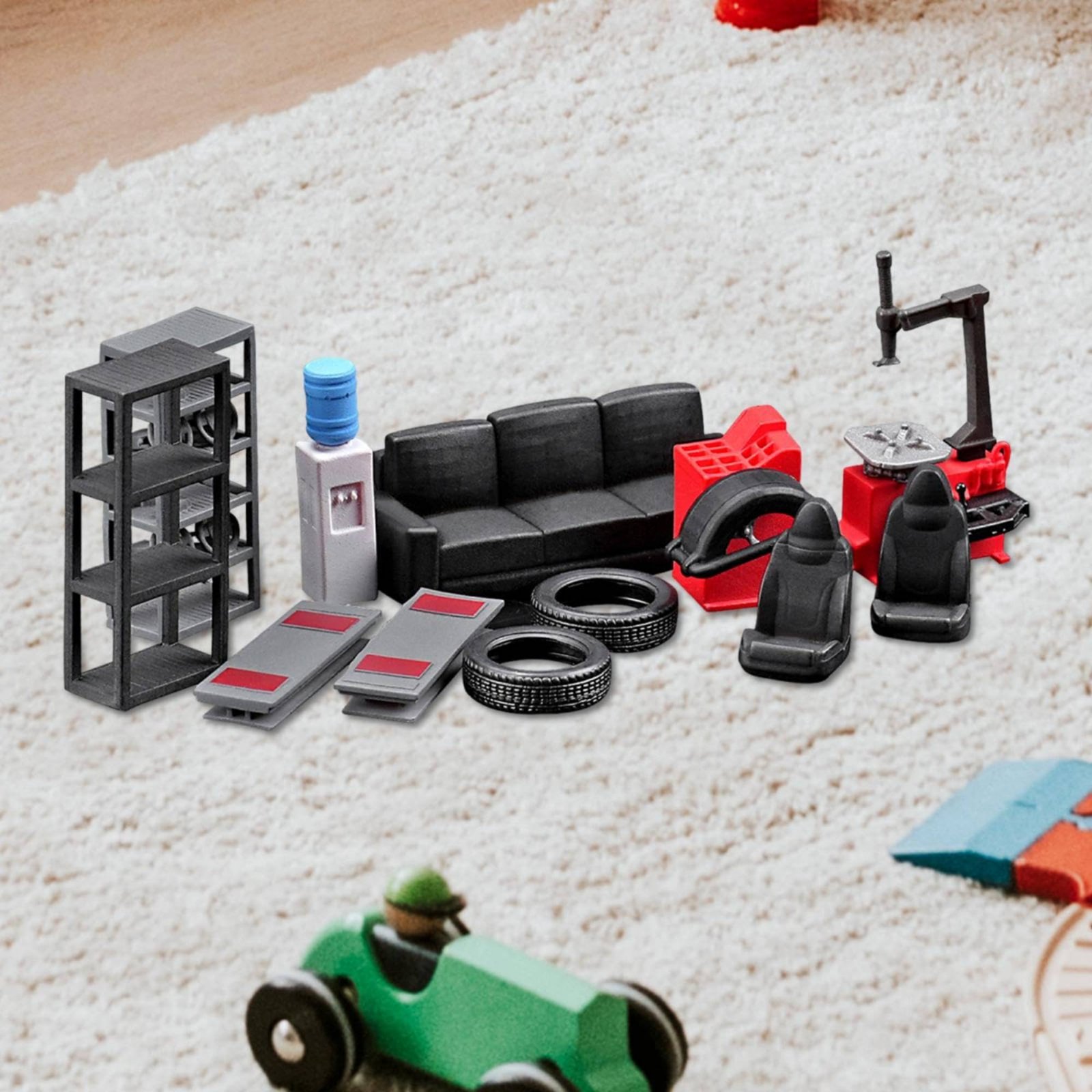 12 Pieces 1:64 Repair Tools Se - Model Kit Tool Set ulasan dan harga