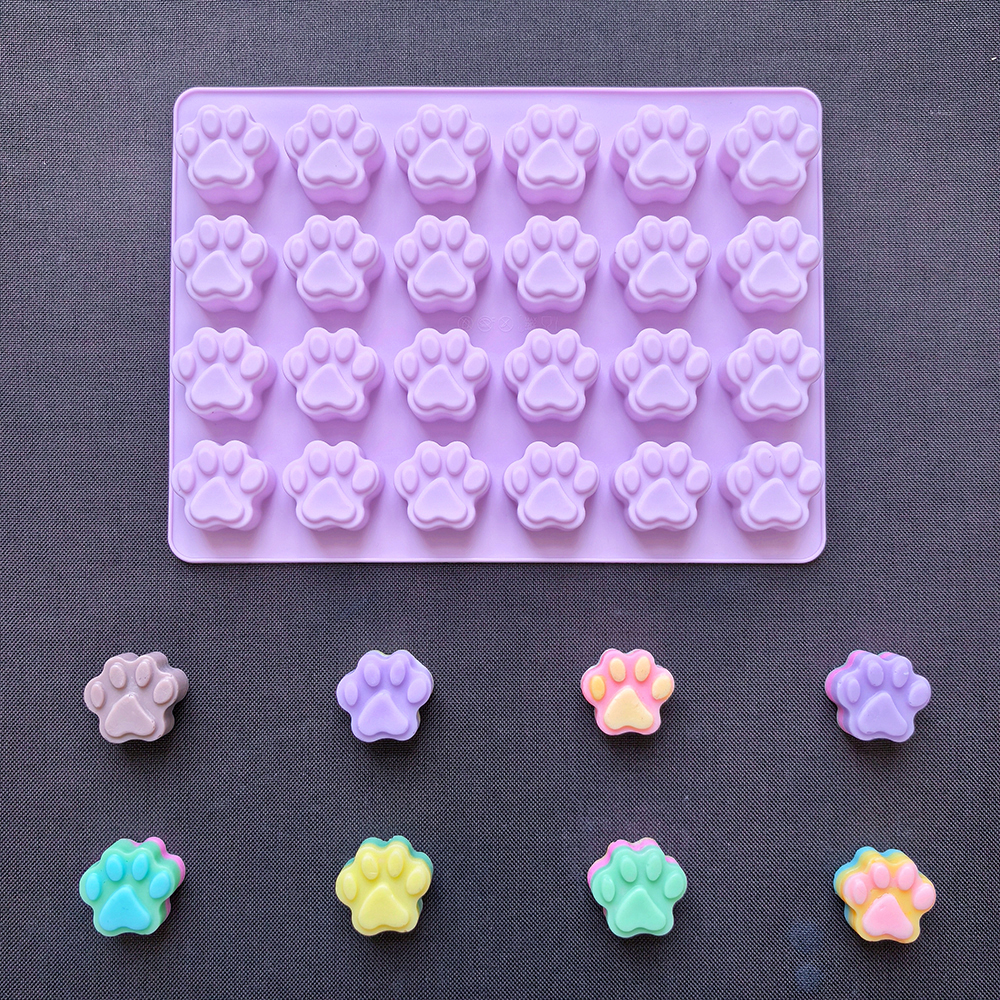 1pc 24 hole cat paw shaped cho - Model Kit For Beginners ulasan dan harga