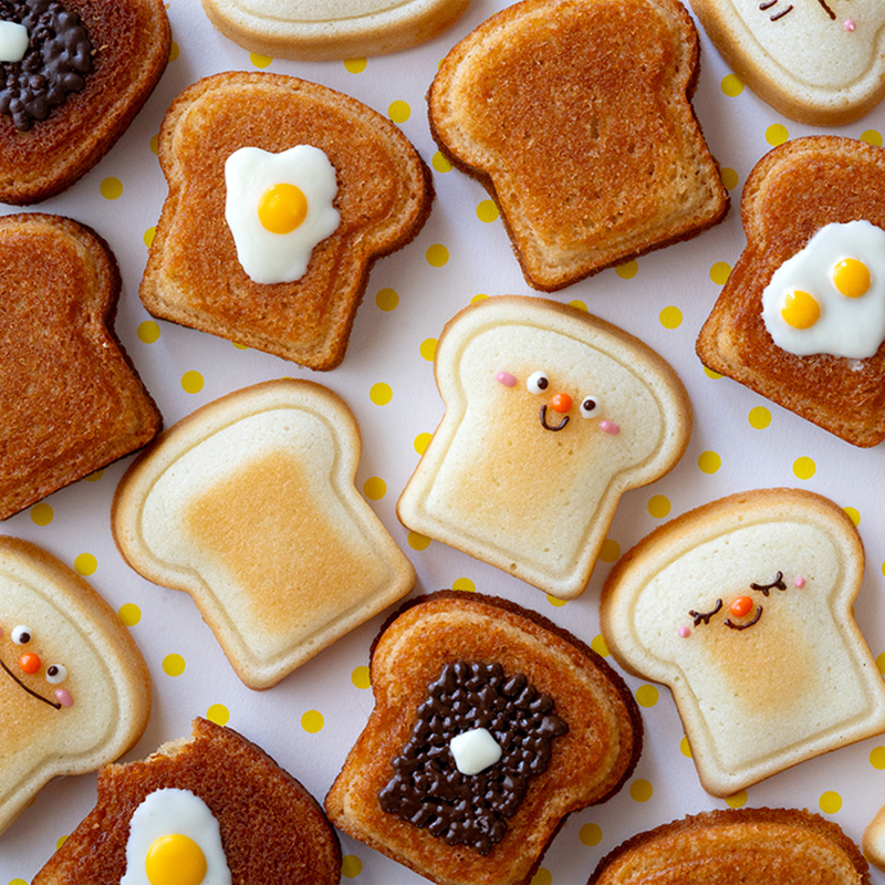 8 Cavity Toast Bread Pattern C - Model Kit For Beginners ulasan dan harga