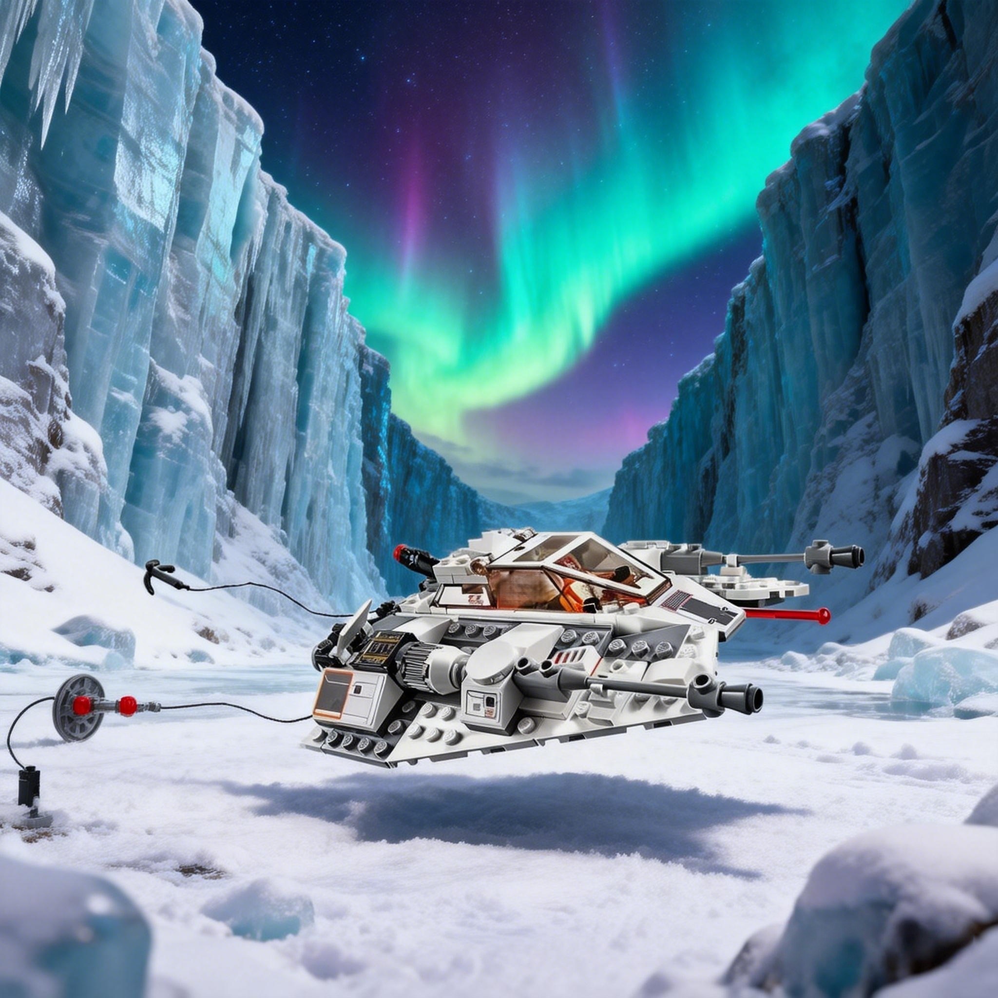 300+ pcs Conflict Snowspeeder  - Model Kit Lucario ulasan dan harga