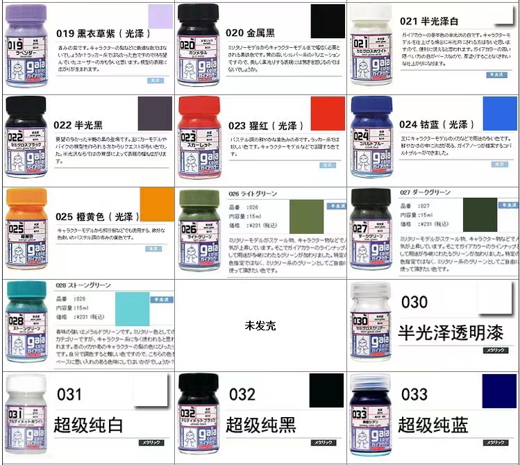 GAIA Oil Paint Pigment  Model  - Plastic Model Paint ulasan dan harga
