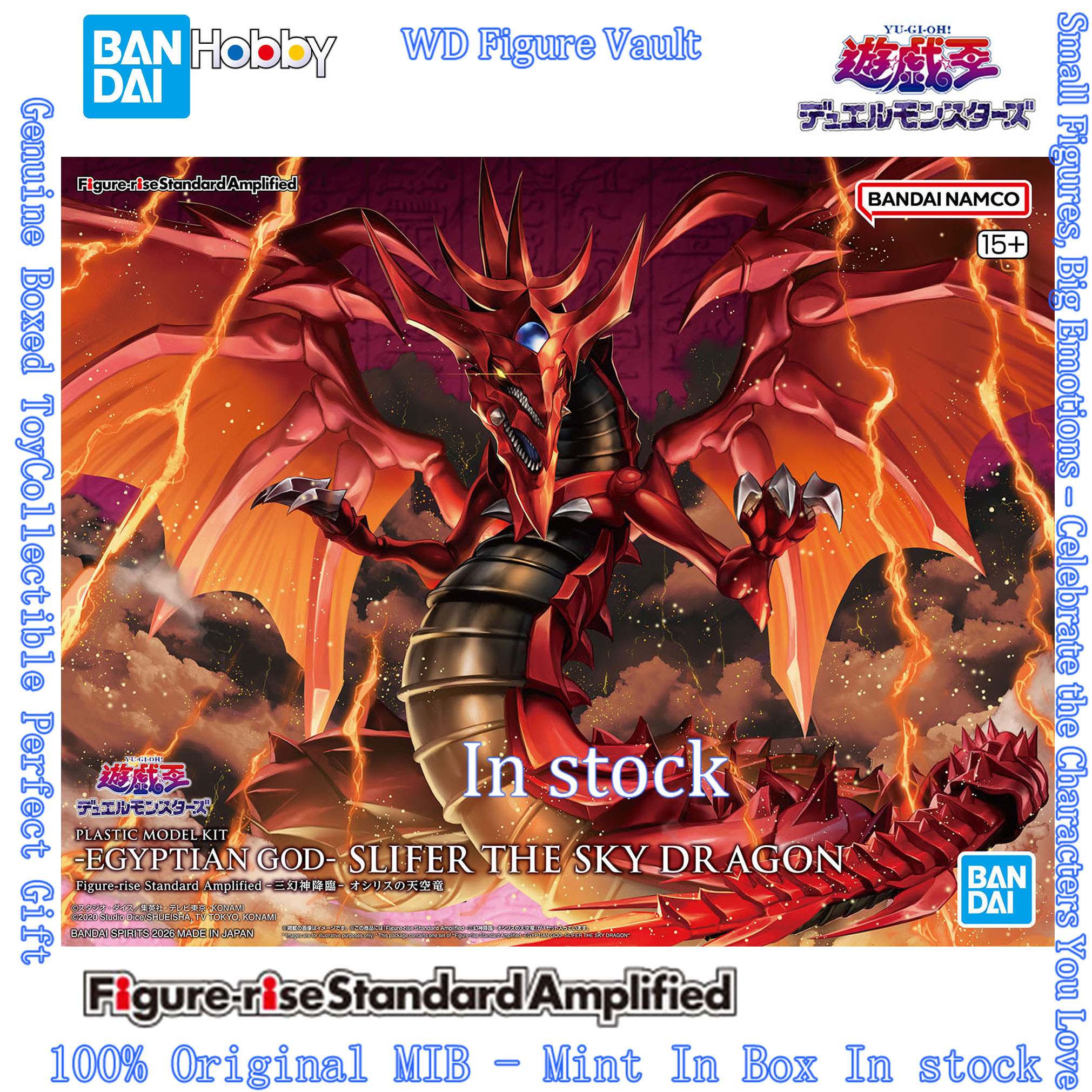 In stock BANDAI Figure-rise St - Model Kit Yugioh Bandai ulasan dan harga