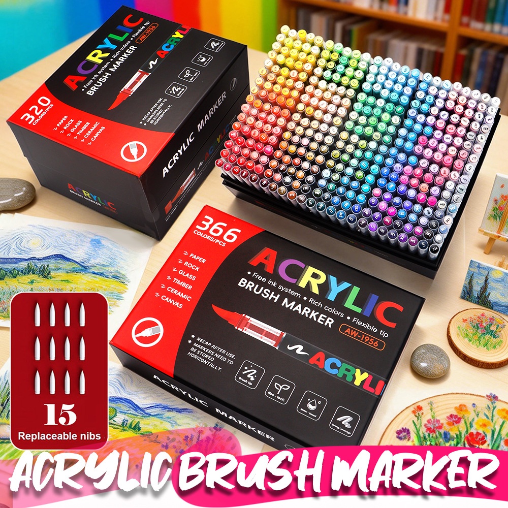 320/366 Colors Set Acrylic Pai - Model Kit Paint Remover ulasan dan harga