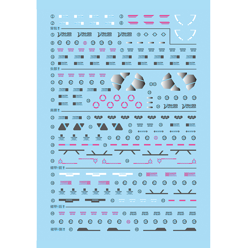 Model Decals Water Slide Decal - Model Kit Decals ulasan dan harga
