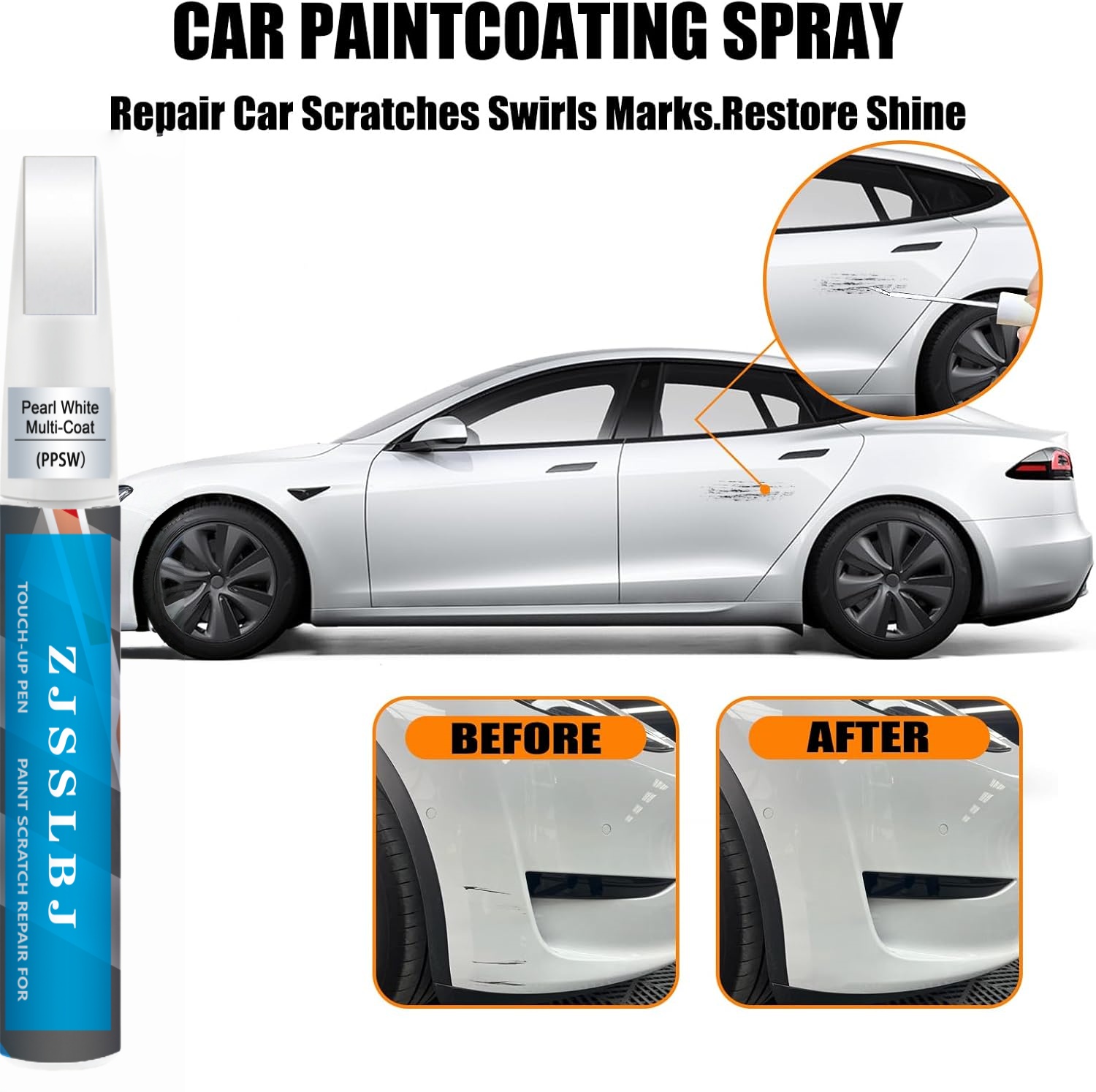 Car Touch Up Paint for Tesla M - Model Kit Paint Remover ulasan dan harga