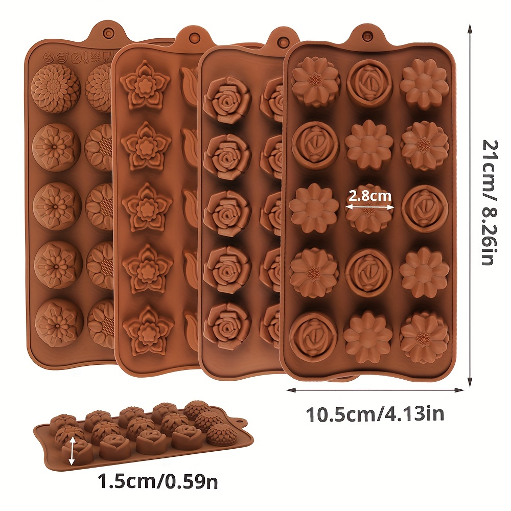 4 Flower-Shaped Chocolate Cand - Model Kit For Beginners ulasan dan harga