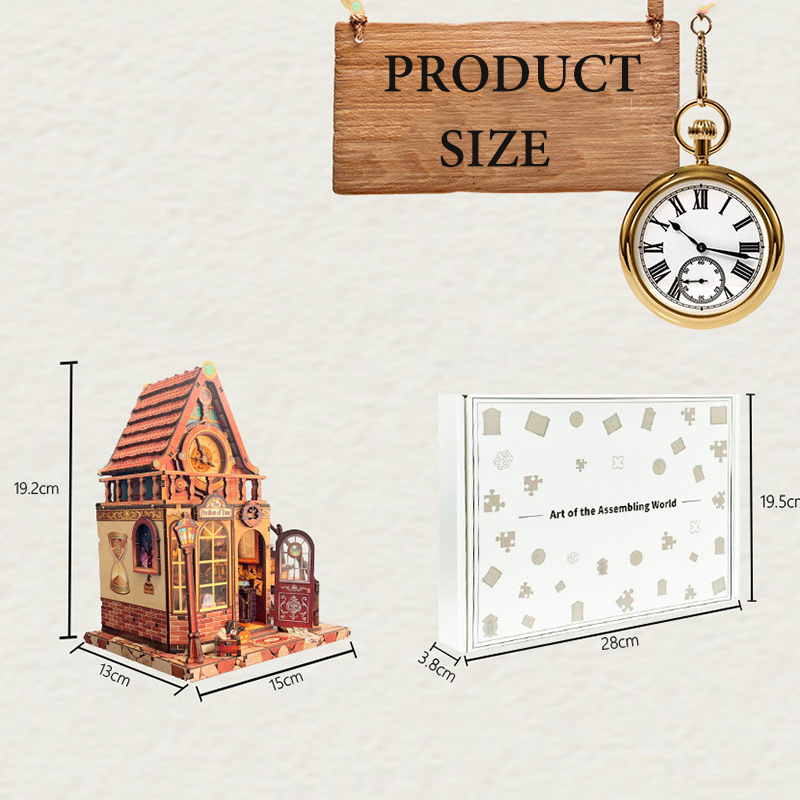 New Wooden Dollhouse Time Pavi - Model Kit Centaur ulasan dan harga