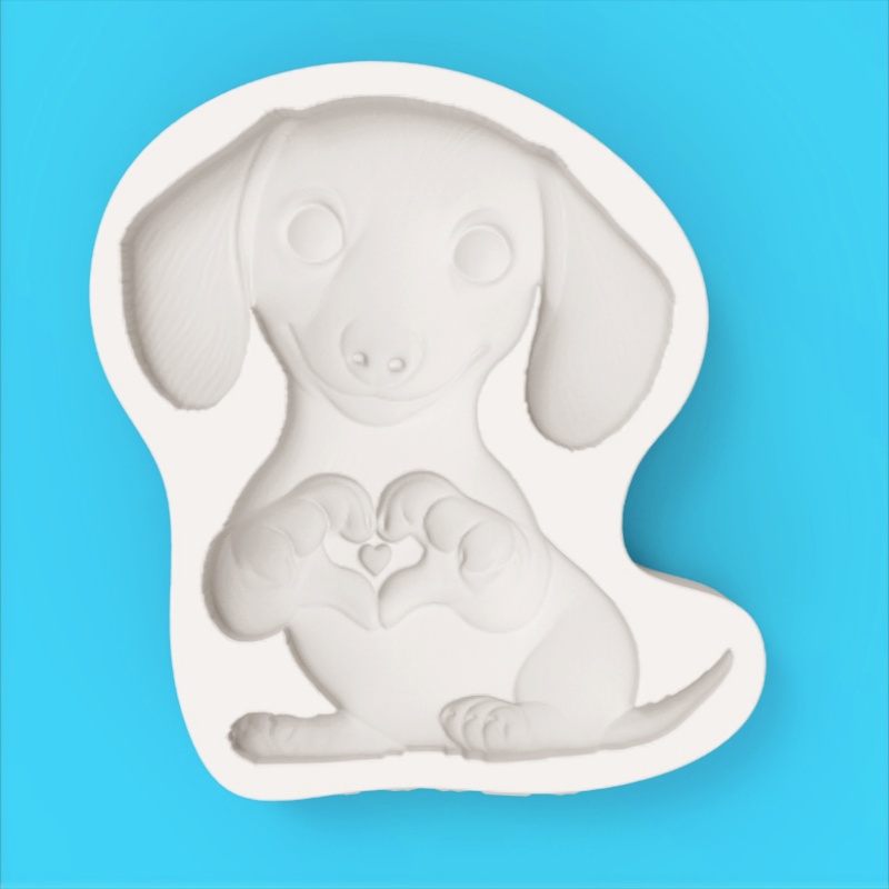 Dachshund Dog Silicone Mold, F - Model Kit For Beginners ulasan dan harga