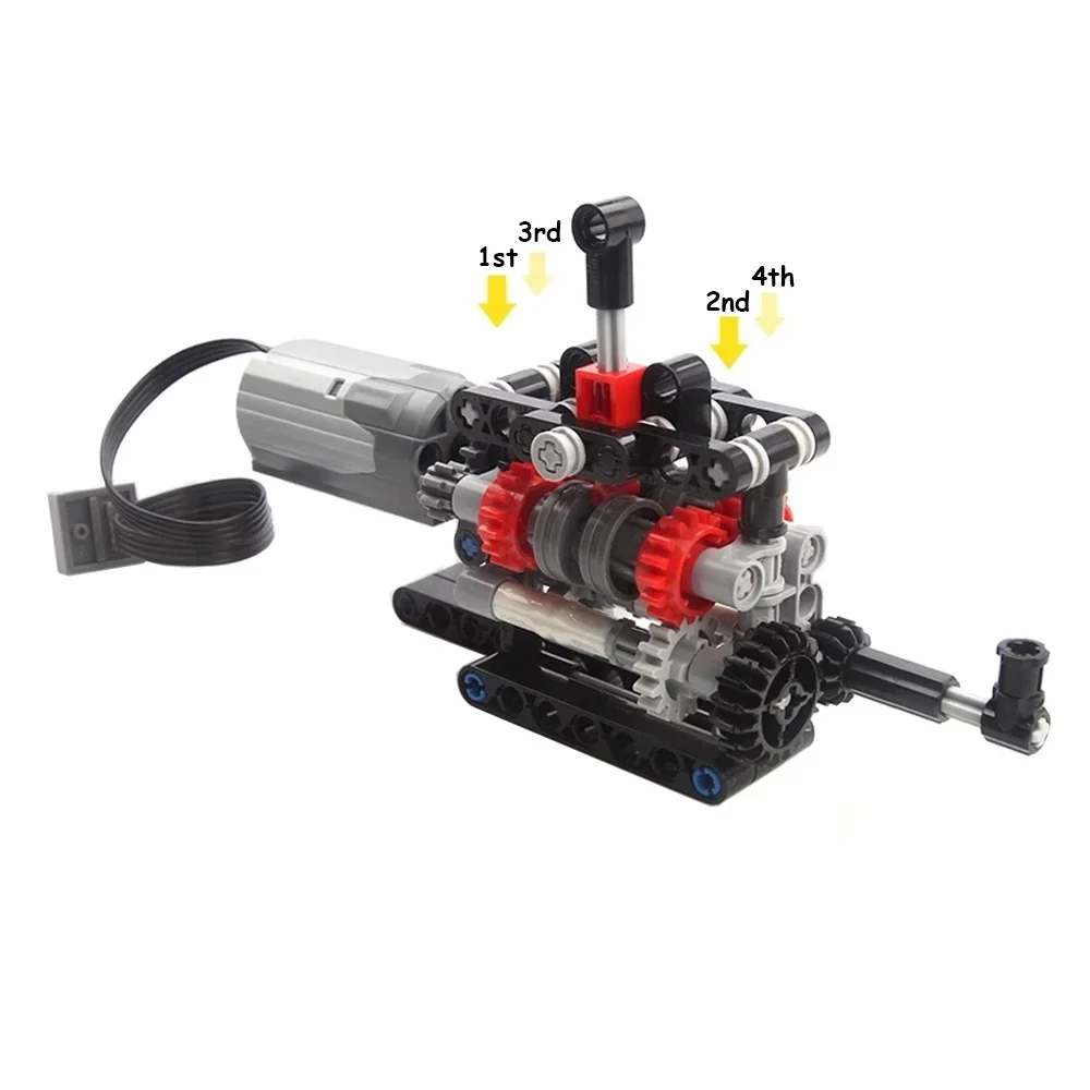 MOC High-tech 4 Speeds Gearbox - Model Kit Centaur ulasan dan harga