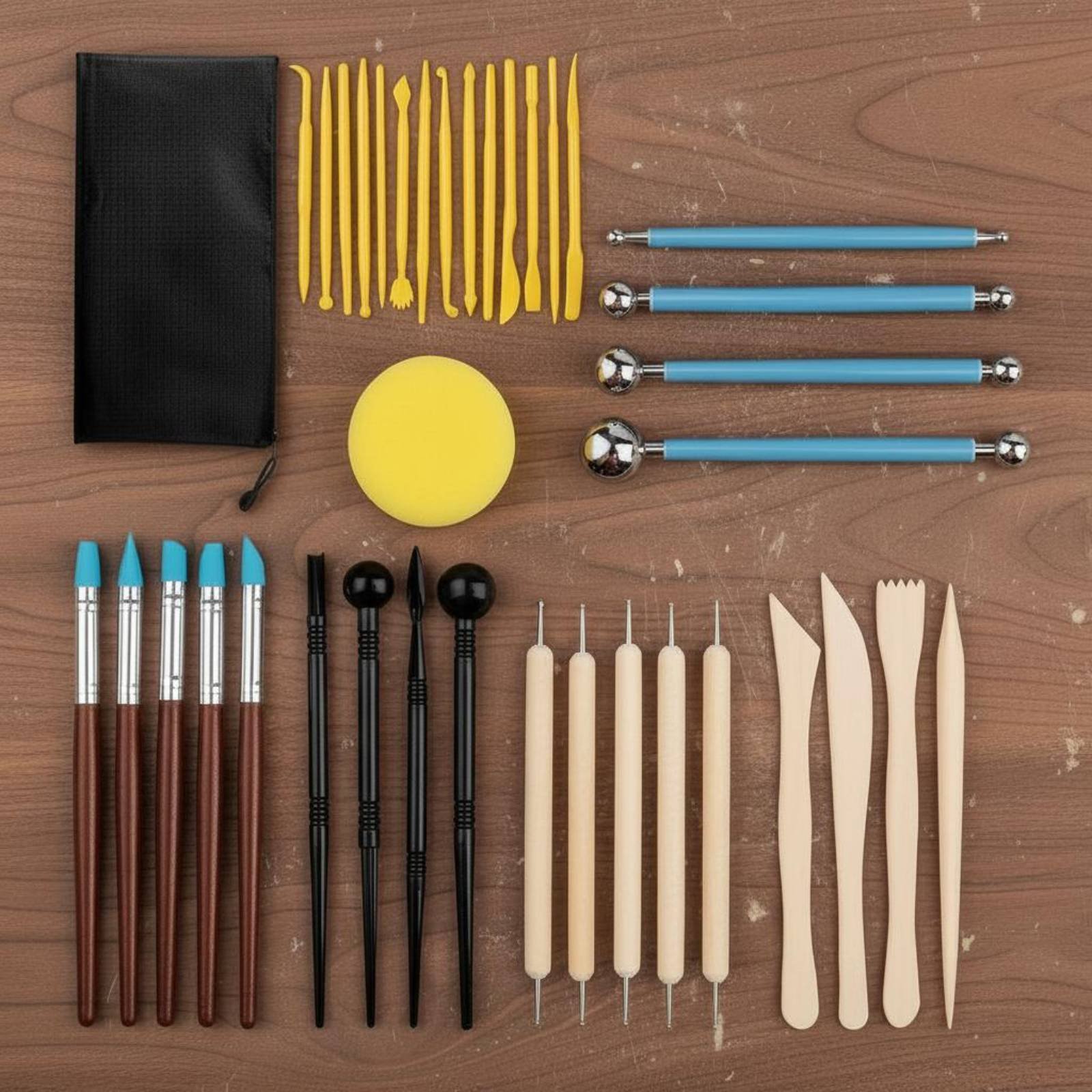 38 Pieces 38 Piece Clay Modeli - Model Kit Tool Set ulasan dan harga