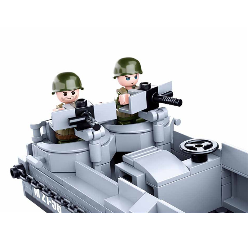 Sluban WW2 US Military Higgins - Model Kit Lucario ulasan dan harga