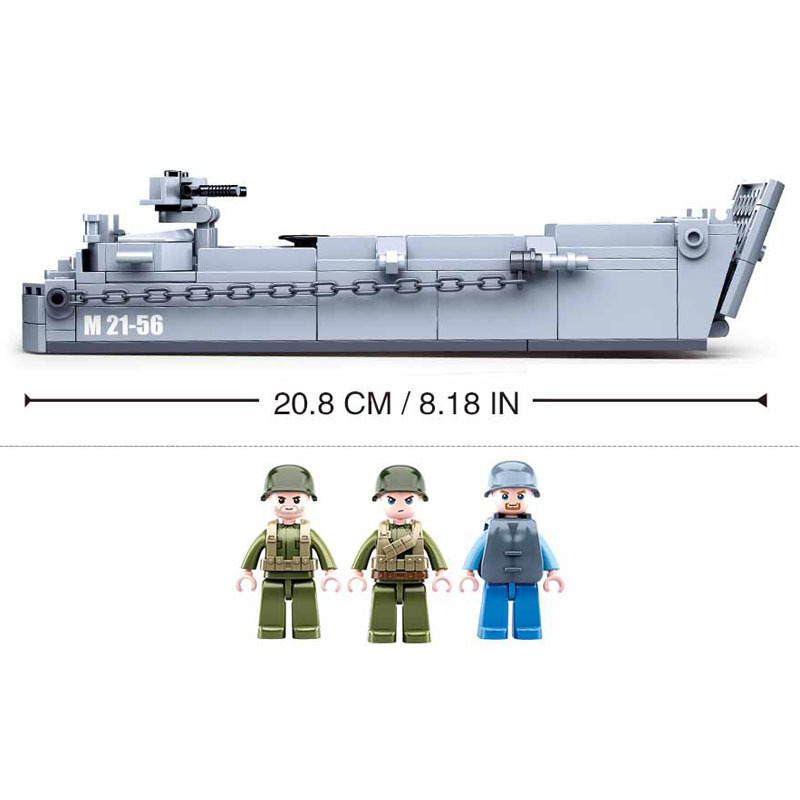 Sluban WW2 US Military Higgins - Model Kit Lucario ulasan dan harga