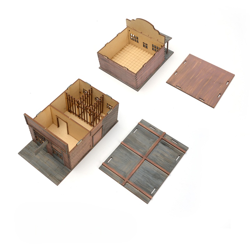 1/72 Scale Western Town Wooden - Model Kit Centaur ulasan dan harga