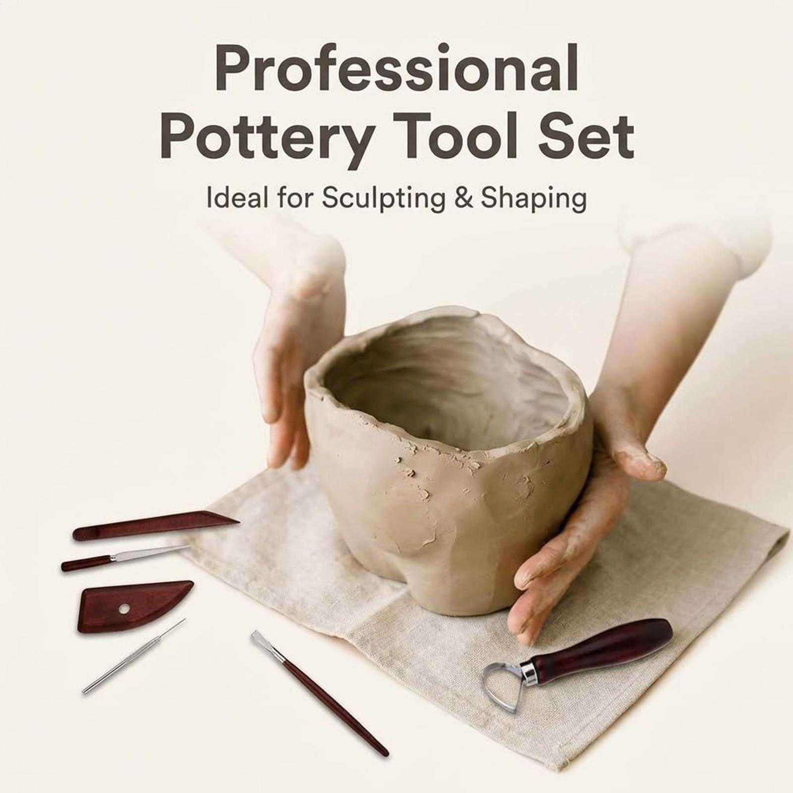 Clay Sculpting Tools 9-Piece A - Model Kit For Beginners ulasan dan harga
