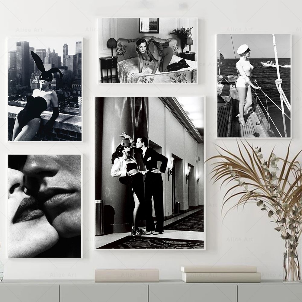 Helmut Newton Poster Fashion B - Model Kit Nuke Matrix ulasan dan harga