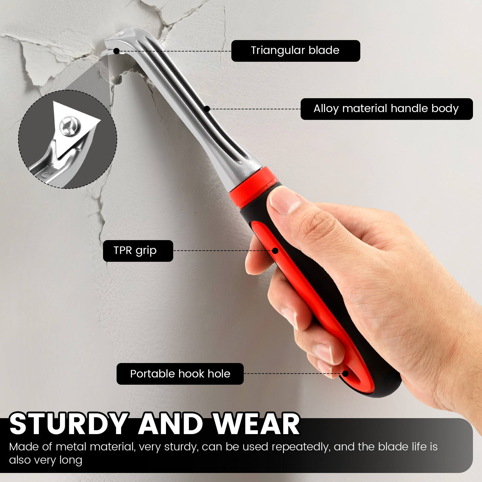 Paint Scraper Tool Carbide Scr - Model Kit Paint Remover ulasan dan harga