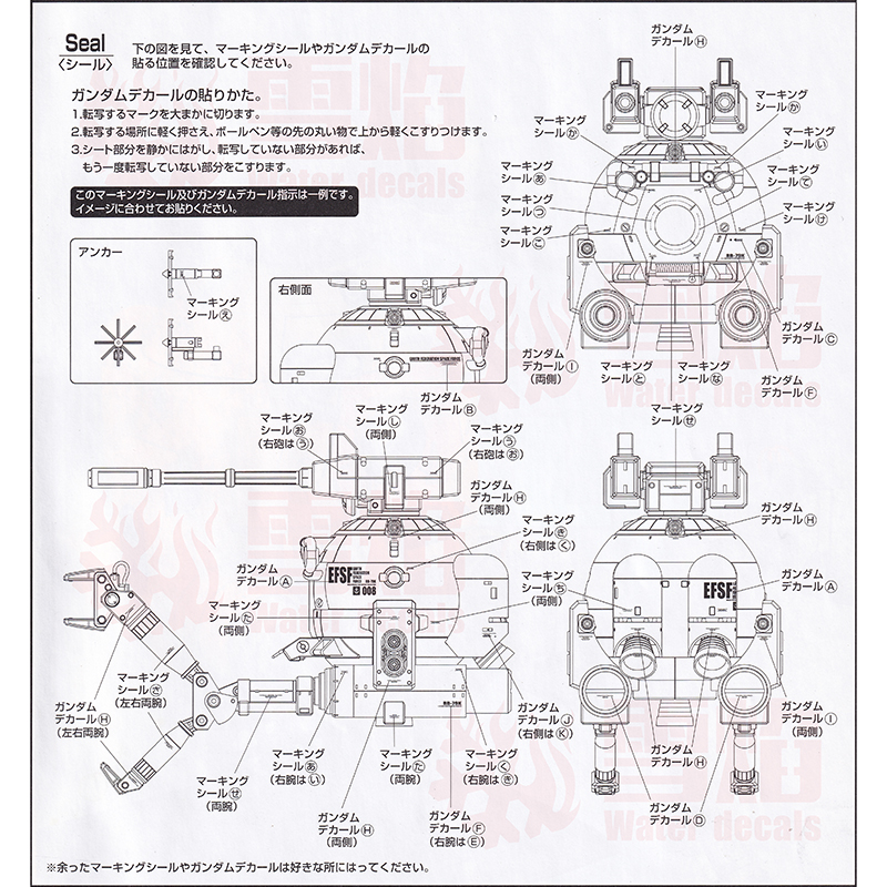 Model Decals Water Slide Decal - Model Kit Decals ulasan dan harga