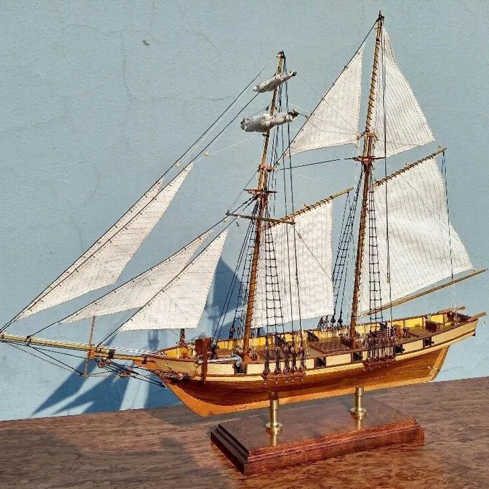 【Halcon Sailboat Wooden Model  - Model Kit Centaur ulasan dan harga