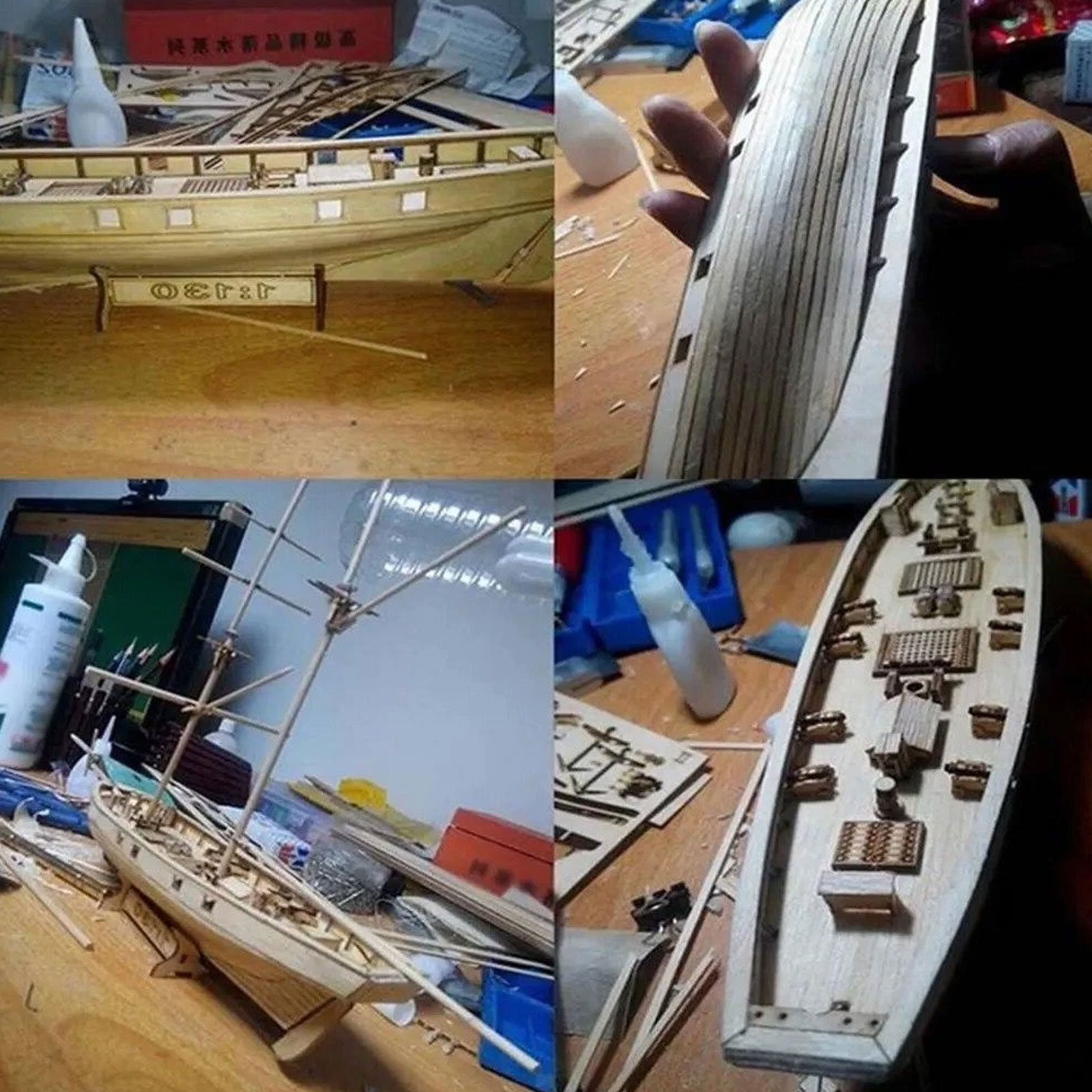 【Halcon Sailboat Wooden Model  - Model Kit Centaur ulasan dan harga