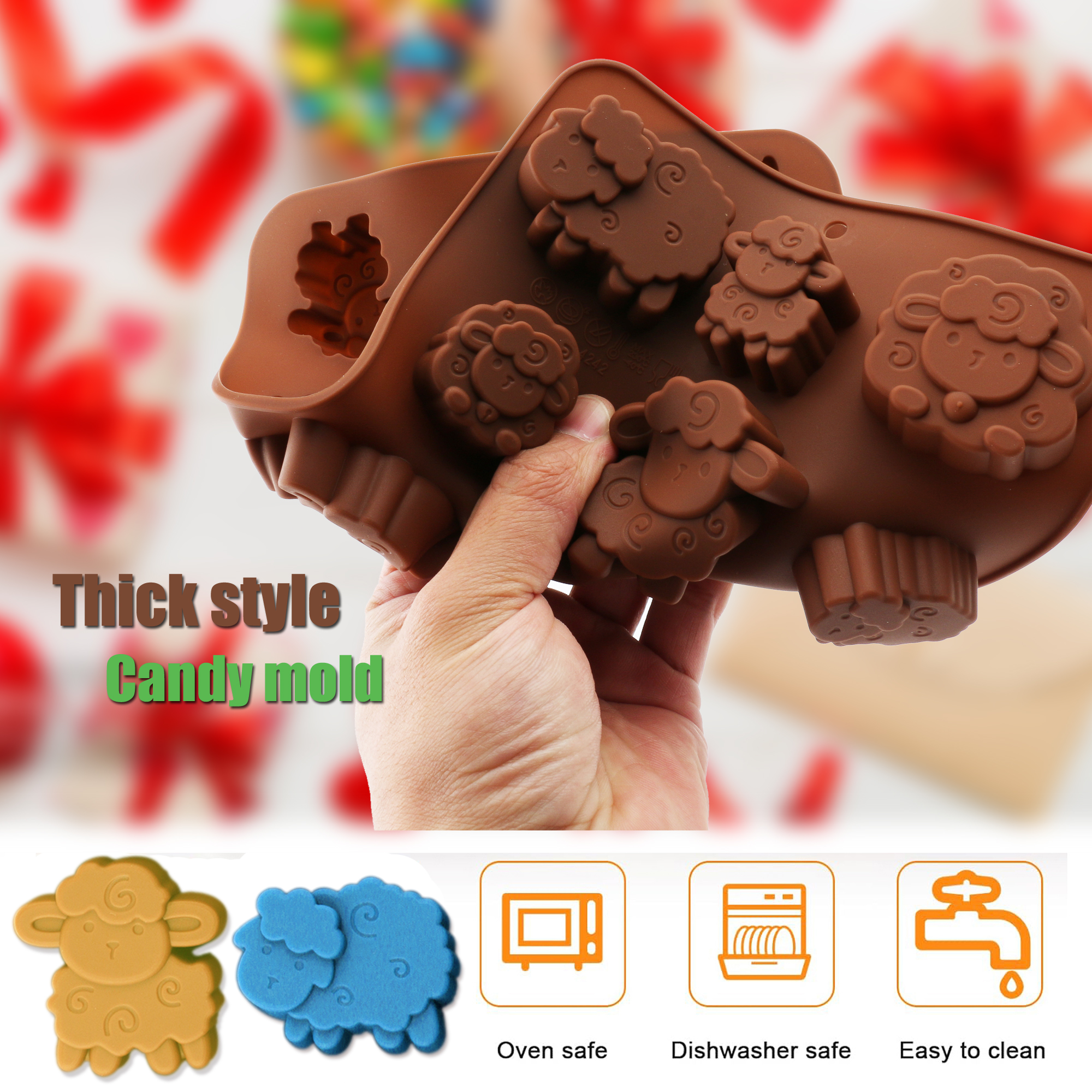 1pack silicone Eid lamb candy  - Model Kit For Beginners ulasan dan harga