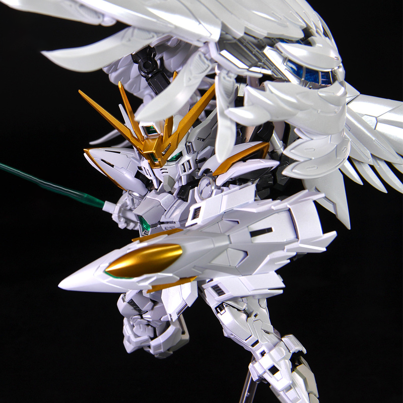 Hot MGSD Wing Zero Snow White  - Model Kit Wing Zero ulasan dan harga