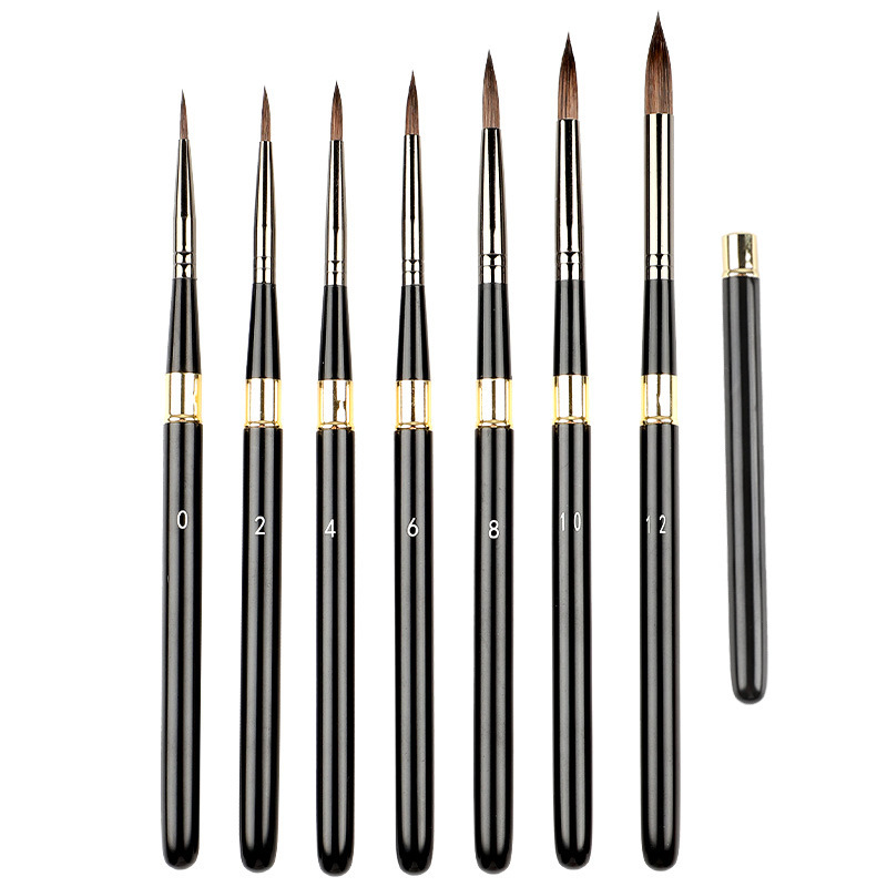 7 pcs travel artist brushes, r - Model Kit Paint Remover ulasan dan harga