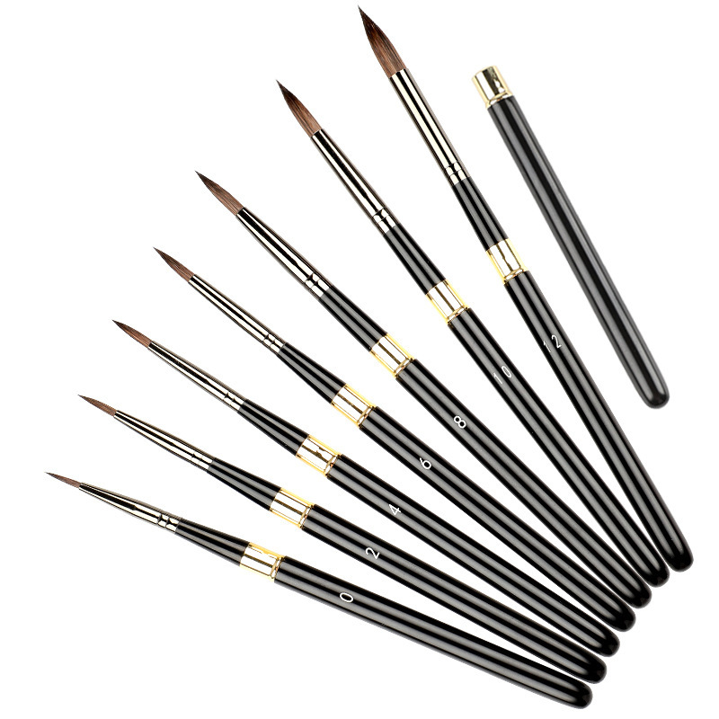 7 pcs travel artist brushes, r - Model Kit Paint Remover ulasan dan harga
