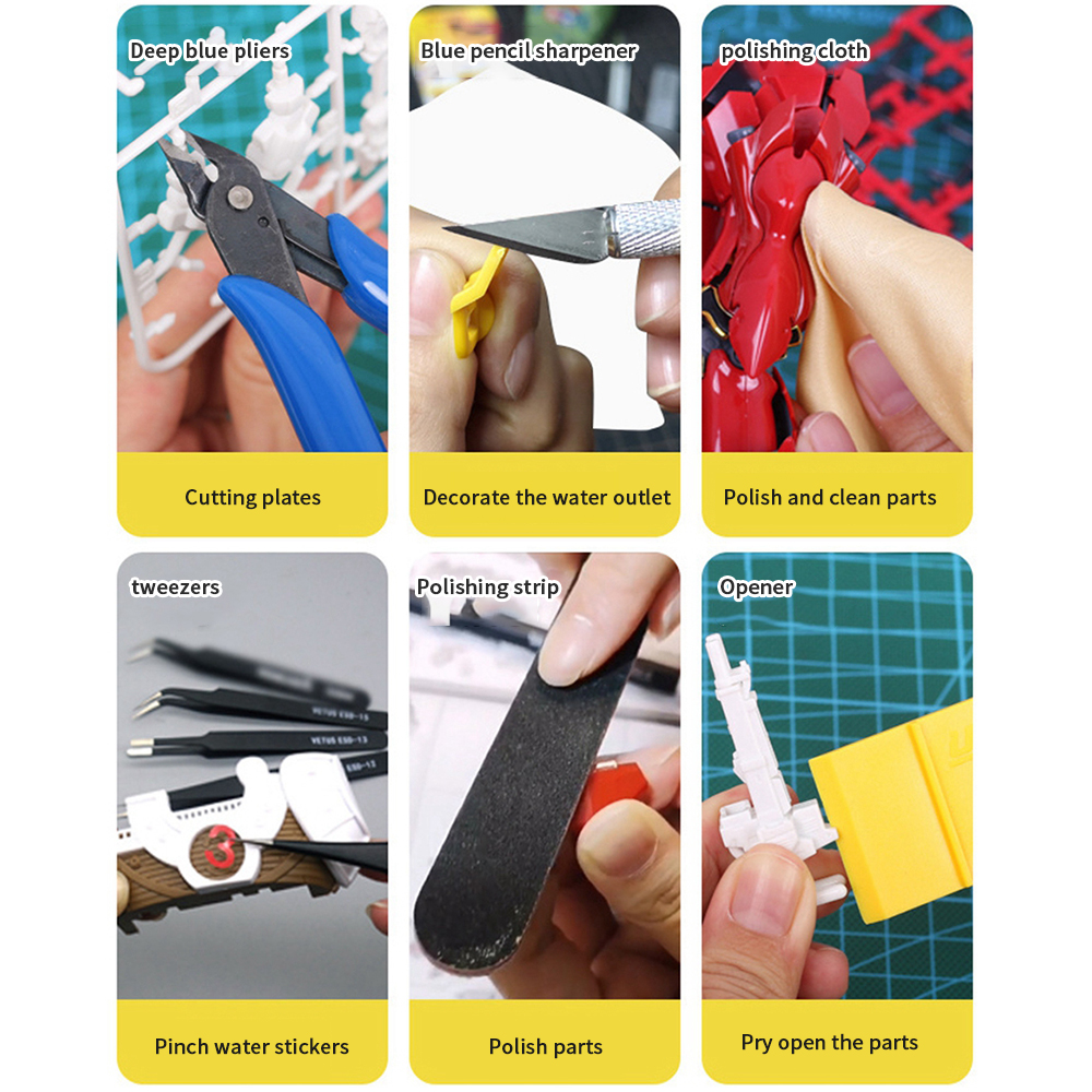 Model Basic Tools for Craft DI - Model Kit Tool Set ulasan dan harga