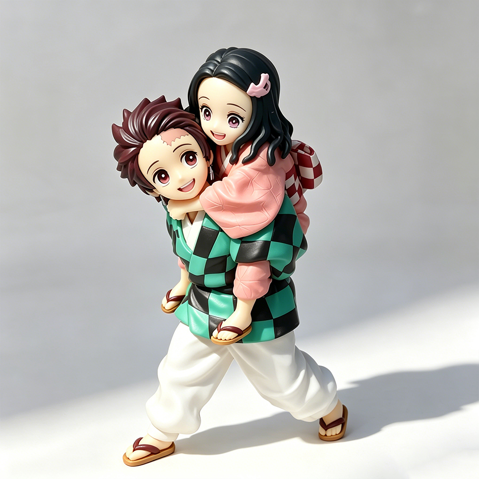 12.5cm Demon Slayer Tanjiro &  - Model Kit Nezha ulasan dan harga